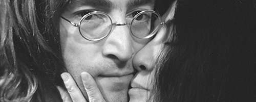 John Lennon and Yoko Ono 